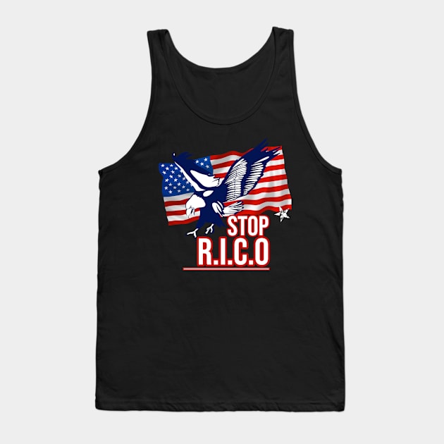 R.I.C.O Must Stop Tank Top by Pieartscreation